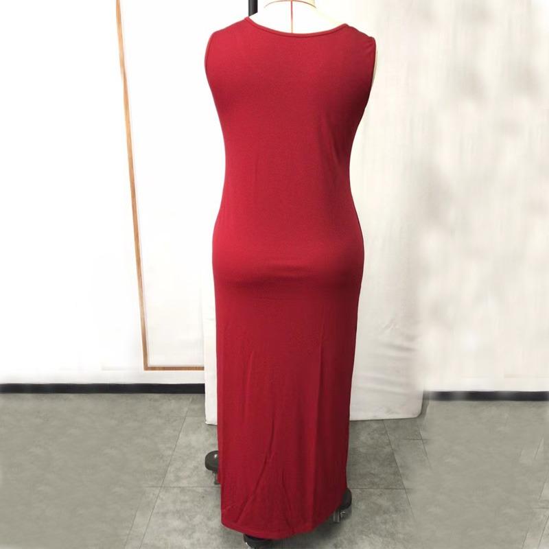 Летние повседневные платья без рукавов для женщин — фото 14