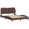 VidaXL Bed Frames with Headboard, Upholstered Bed, Slatted Bed Base, Double Bed, Adult Bedroom Bed 3207990