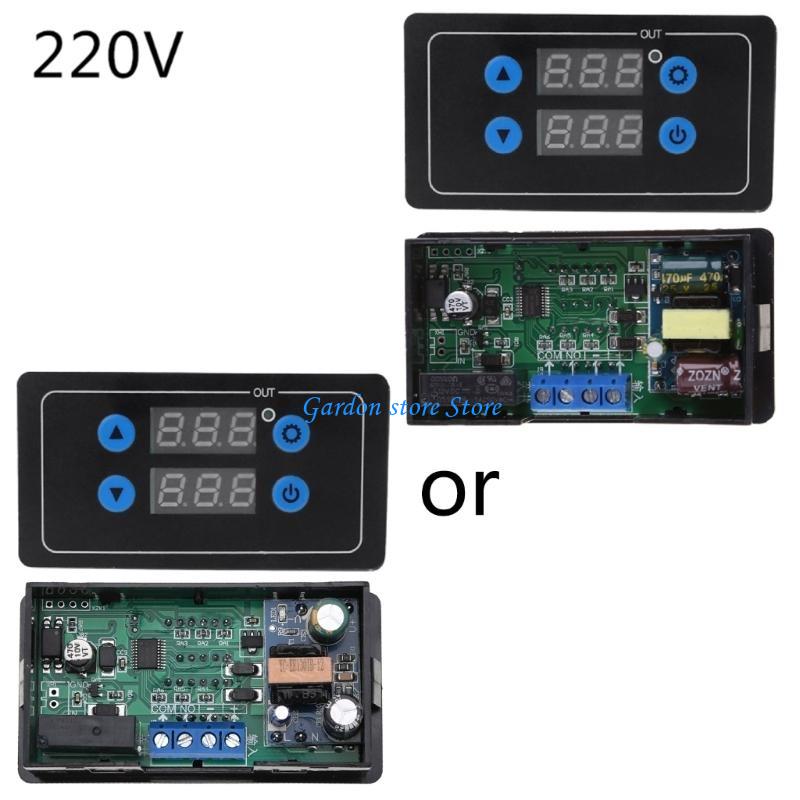 B0KB Programmable Digital Countdown Timer 0.1s 999h Countdown Control Timer Delay Switch Cycle Control Module
