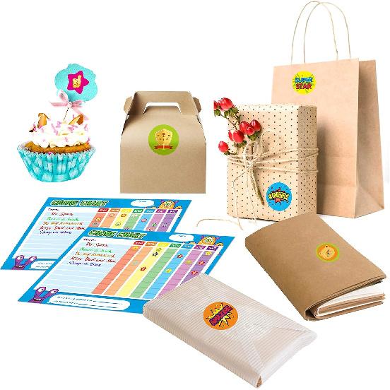 6340 Pcs Teacher Reward Encouragement Motivational Sticker Mega Pack In 14 Themes (Each Measures 1/2”-3/4” In Diameter)
