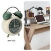 Twin Bell Alarm Clock Metal Office Replacement Spare Parts Vintage With Night Light 4 Colors Accessories Brand New