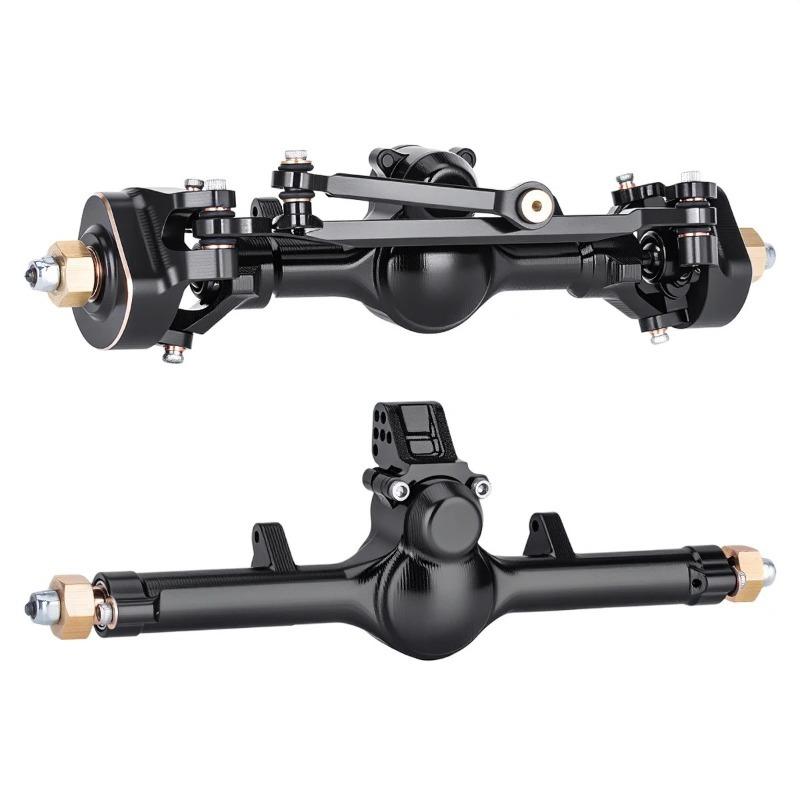 1/24 RC Crawler Special Planetary Front Rear Axle 52° Brass Steering Knuckle for Axial SCX24 C10 JLU Parts