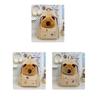 Large Capacity Capybara Backpack Adjustable Shoulder Straps Children Bookbag  Kids