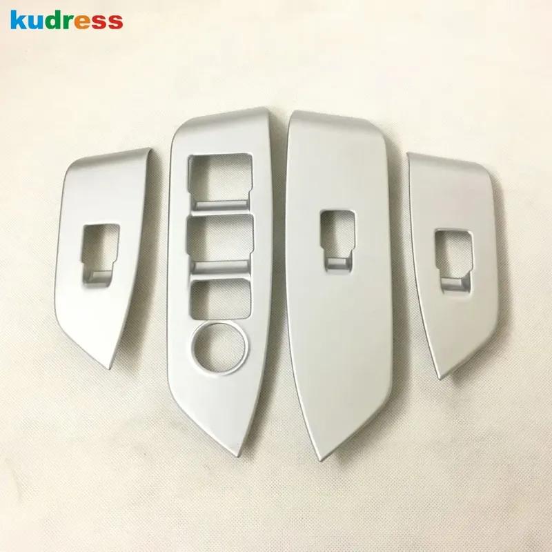 For Mazda CX-5 KF CX-8 2017-2024 2025 Carbon Car Door Armrest Window Lift Switch Button Panel Cover Trim Interior Accessories