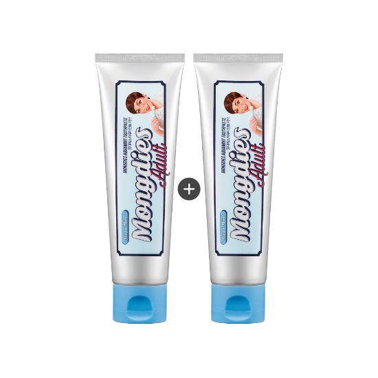 Mongdies Aquamint Adult Toothpaste Fresh Breath Plaque Care 100g x 2pcs