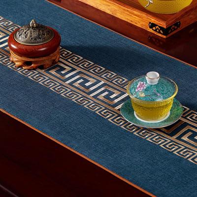 Handon New Chinese Style Linen Table Runner