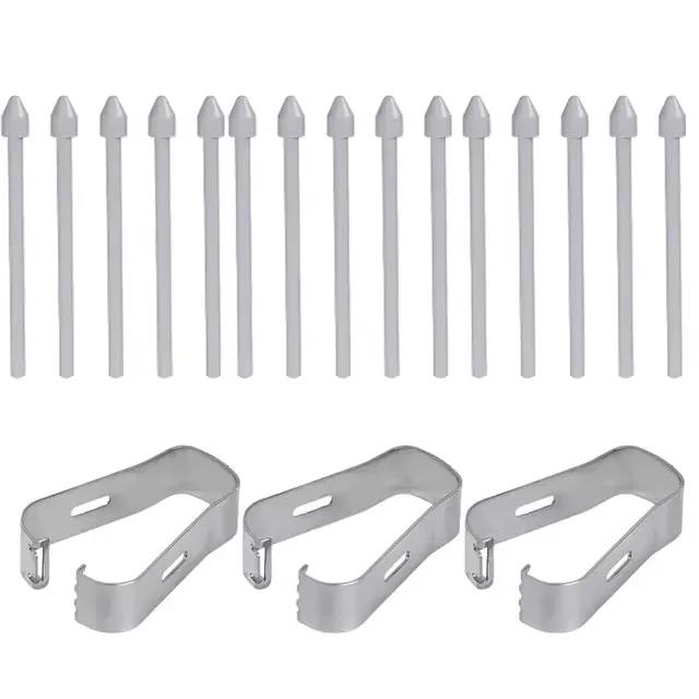 Náhradní hroty pro dotykové pero S Pen s klipem pro Samsung Galaxy S24 S24Ultra Tab S9 S9U S9FE S Pencil Kovový náhradní hrot