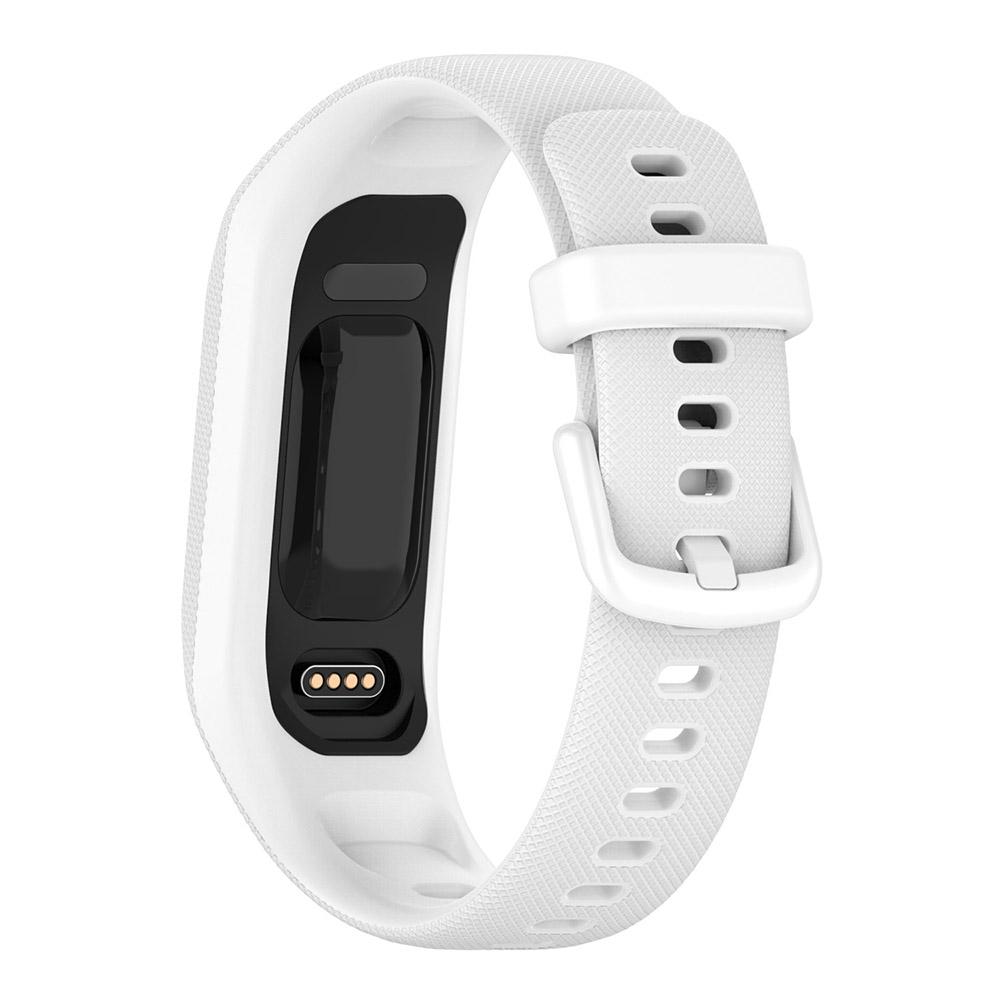 Силиконовый ремешок для часов для Garmin Vivosmart 5 ремешок спортивный ремешок для часов мягкий браслет на запястье сменный браслет ремешок для Garmin Vivosmart5 Garmin Vivosmart 5 белый