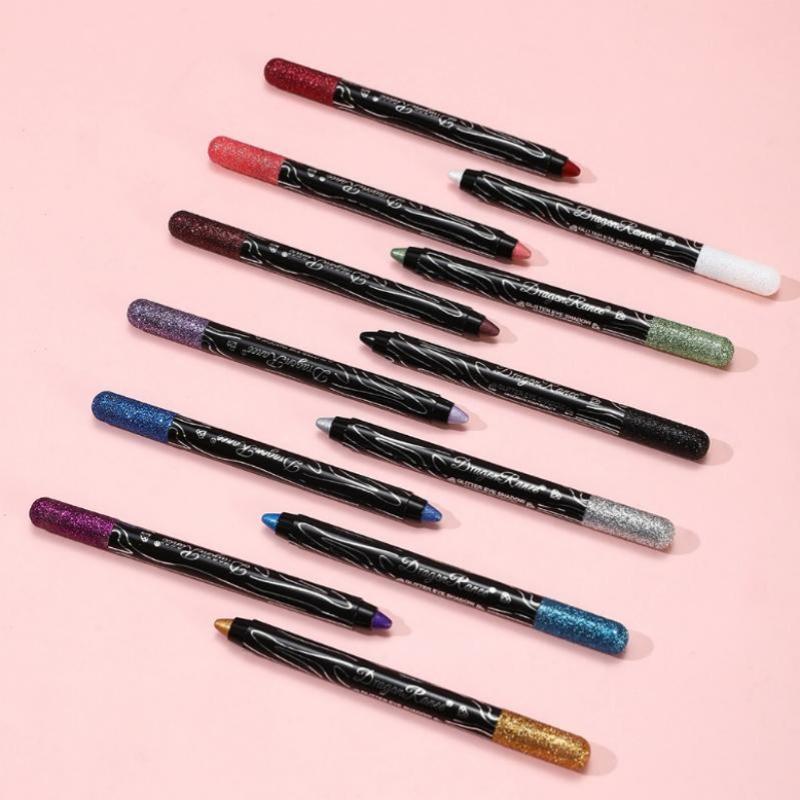 Stick Ombretto 12 Colori Glitter Trucco Occhi Facile da Applicare A Prova di Sbavature Matita Ombretto Shimmer Trucco Occhi