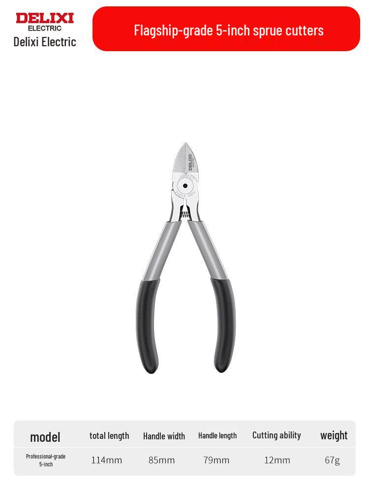 Delixi Industrial Grade Super Hard Diagonal Cutting Pliers – Electrician Special