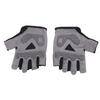 Cycling Gloves Grey Elastic Anti Slip Breathable Shock Absorbing Half Finger Bike Gloves for Road Bi