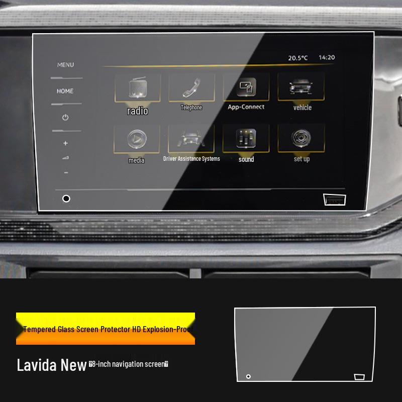 Volkswagen Lavida PLUS Console & Dashboard Tempered Protection Film