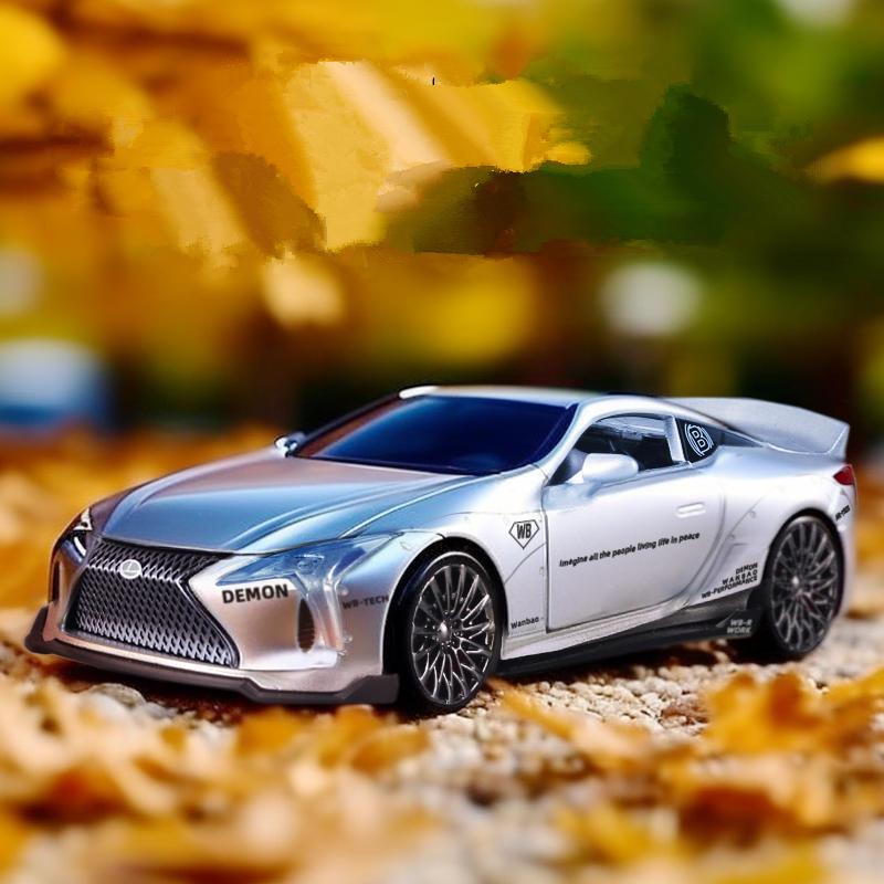 1/32 LEXUS LC500 Alloy Sports Car Model Diecast Toy Racing Car Vehicle Model Simulation Sound and Light Car Toys Collectible Kids Gift