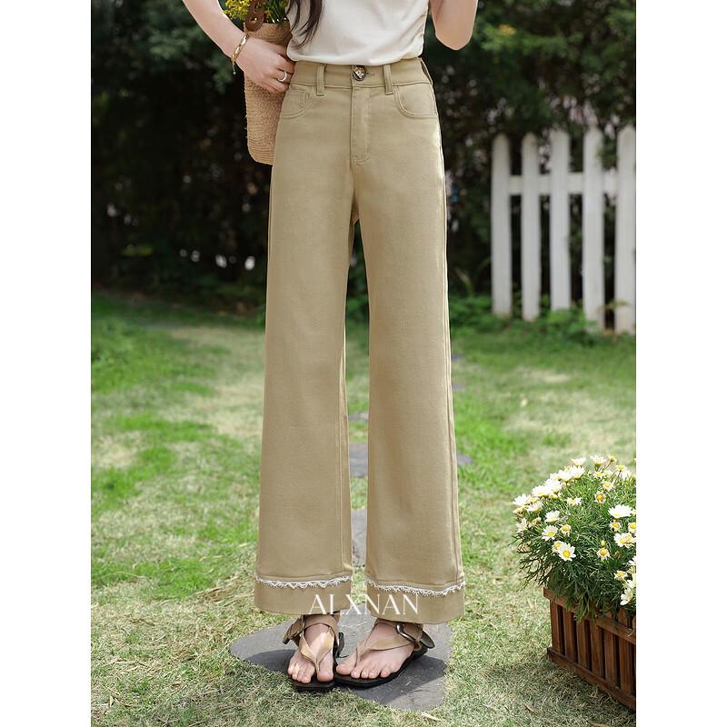 Women s High-Waist Straight-Leg Jeans M
