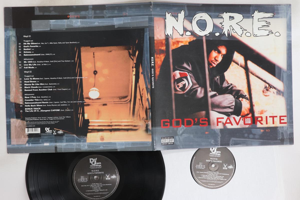 

LP Record NORE - Gods Favorite 3145865021 DEF JAM 2002 US Rap & Hip-Hop/R&B Used