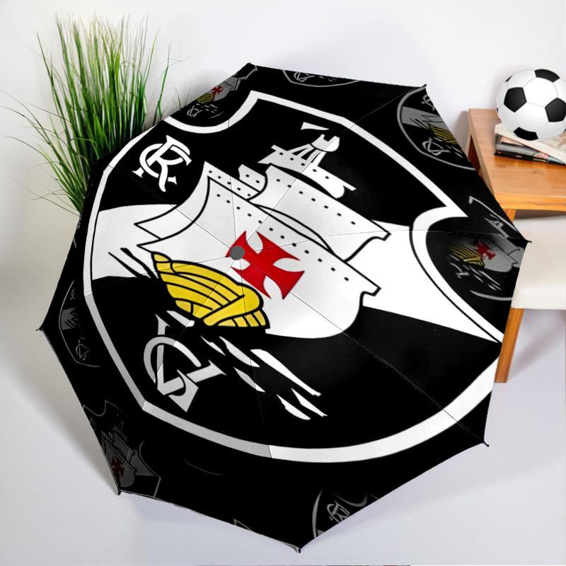 Vasco Football Club Printed Automatic Umbrella, 8-Frame for Travel, camping, Casual Umbrella, Essential Gift for for family and friends
