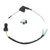Oil Pressure Sensor with Indicator Light Engine Oil Pressure Sensor for 9.9?15HP Outboard 65W?85410?01 62Y?82504?10 66M?82127?10