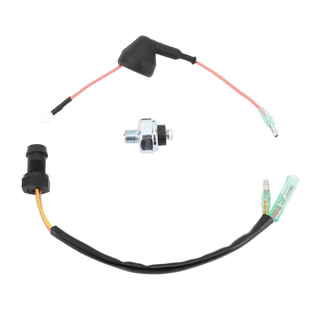Oil Pressure Sensor with Indicator Light Engine Oil Pressure Sensor for 9.9?15HP Outboard 65W?85410?01 62Y?82504?10 66M?82127?10