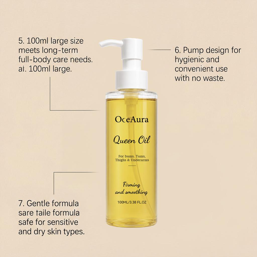 OCEAURA moisturizing body oil, refreshing and easily absorbed, softening and delicate skin with a hydrated glow
