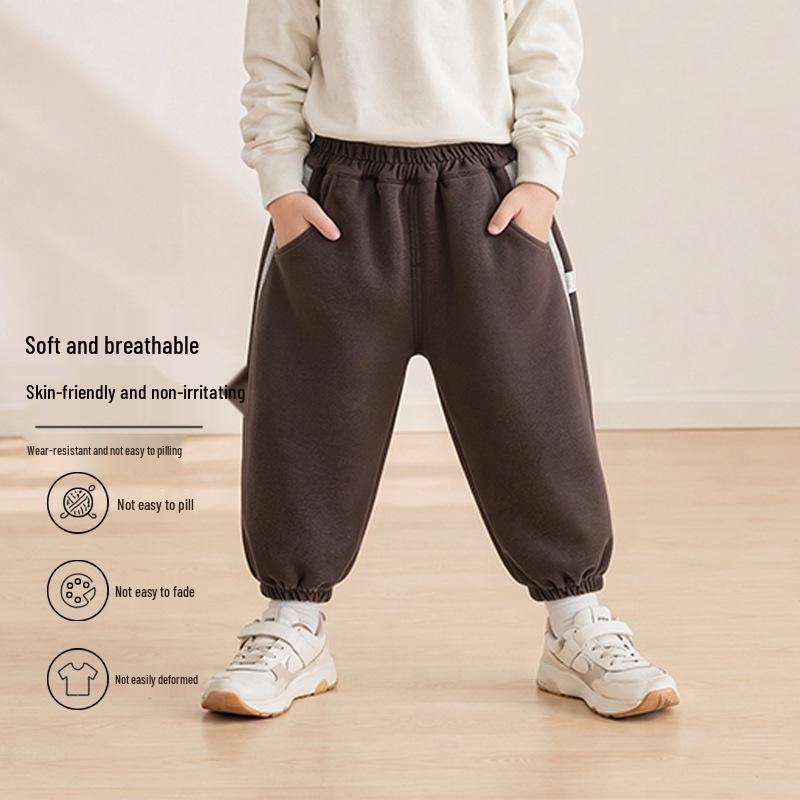 Autumn Minimalist Baby & Boys' Sweatpants - Casual, Sporty Children's Wear