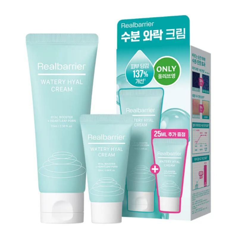 

Real Barrier Watery Hyal Cream 70ml Special Set (+25ml)