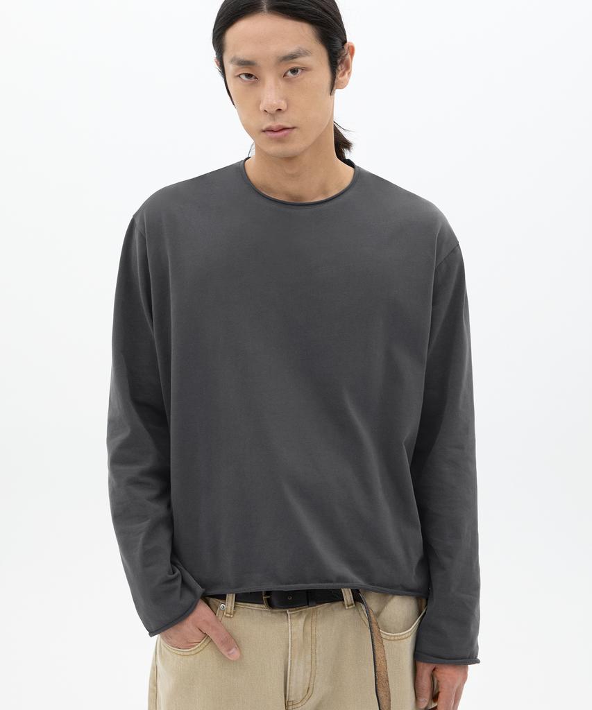 BRENSON Pitched Off-Cut Long Sleeve (Khaki Beige)