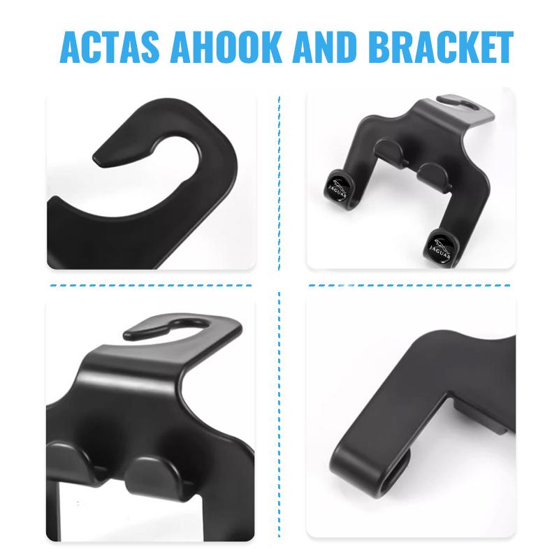 Car Seat Headrest Hook Multifunctional Storage Mobile Phone Holder For Jaguar-XE XF XJ XS B99 X-TYPE F-PACE F-PACE S-TYPE C-TYPE C-X16 C- X75 E-TYPE