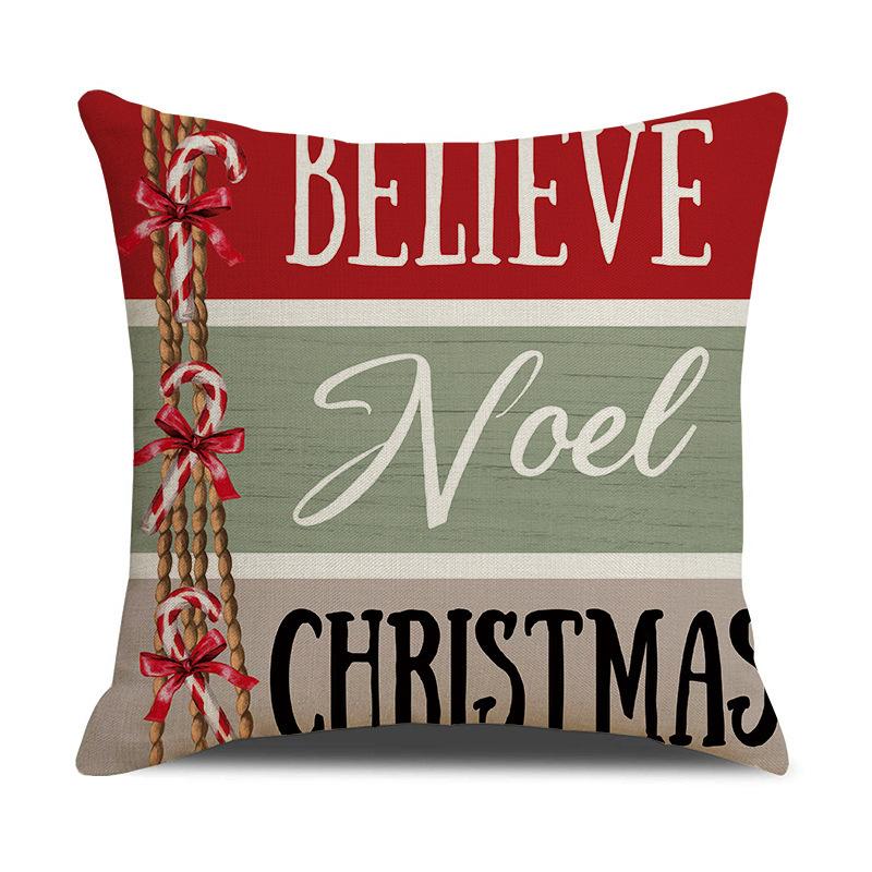 

Серия рождественских наволочек в скандинавском стиле, принт грузовика и цветочный, для дома, дивана, теплая атмосфера, наволочка 45*45cm