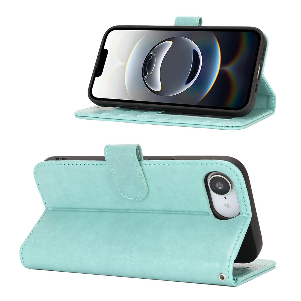 For iPhone 16e Case R61 Texture Wallet Leather Flip Phone Cover
