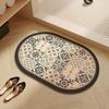 Diatom Printing Bathroom Thickening Mat Bath Non-slip Carpets In Wash Basin Bathtub Side Floor Rug Shower Room Doormat Memory Foam 3D Pad