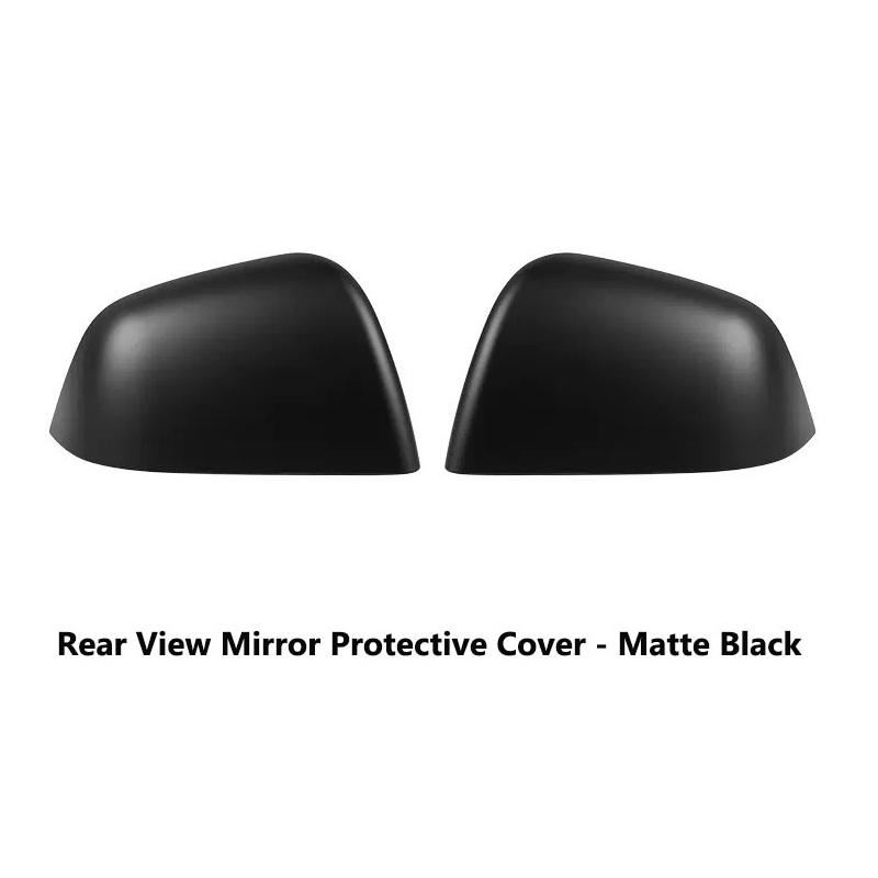 

Rear View Mirror Cover For Tesla Model 3+ Highland 2025 Model Y Side Door Carbon Fiber Rearview Case New Model3 Car Accessories for M3 Before матовий чорний колір