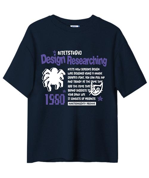 Entity Spidercat Short Sleeve T-Shirt Navy Navy/Xl