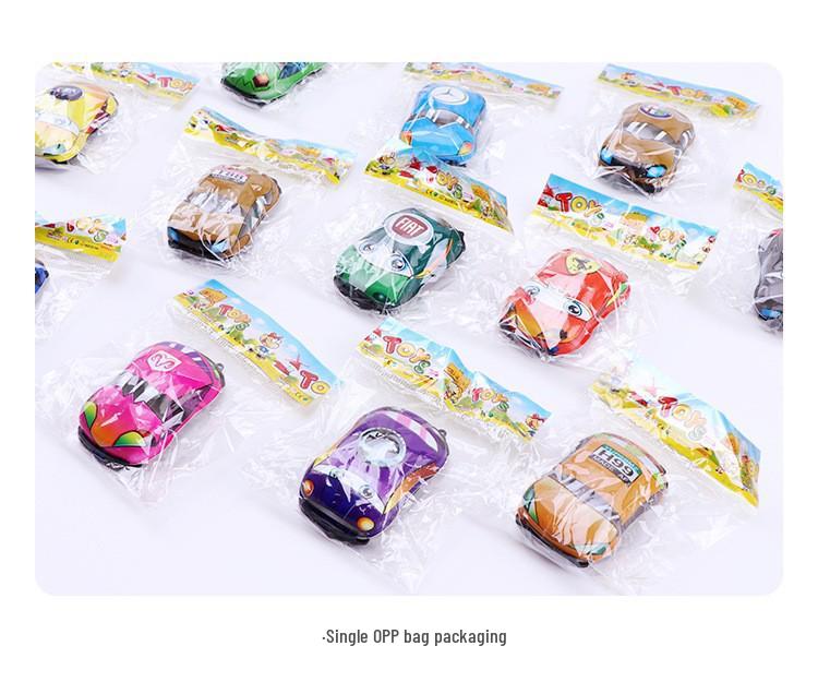 Mini Q Cartoon Pull-Back Car: Children's Toy, Hot-Selling Boy's Gift.