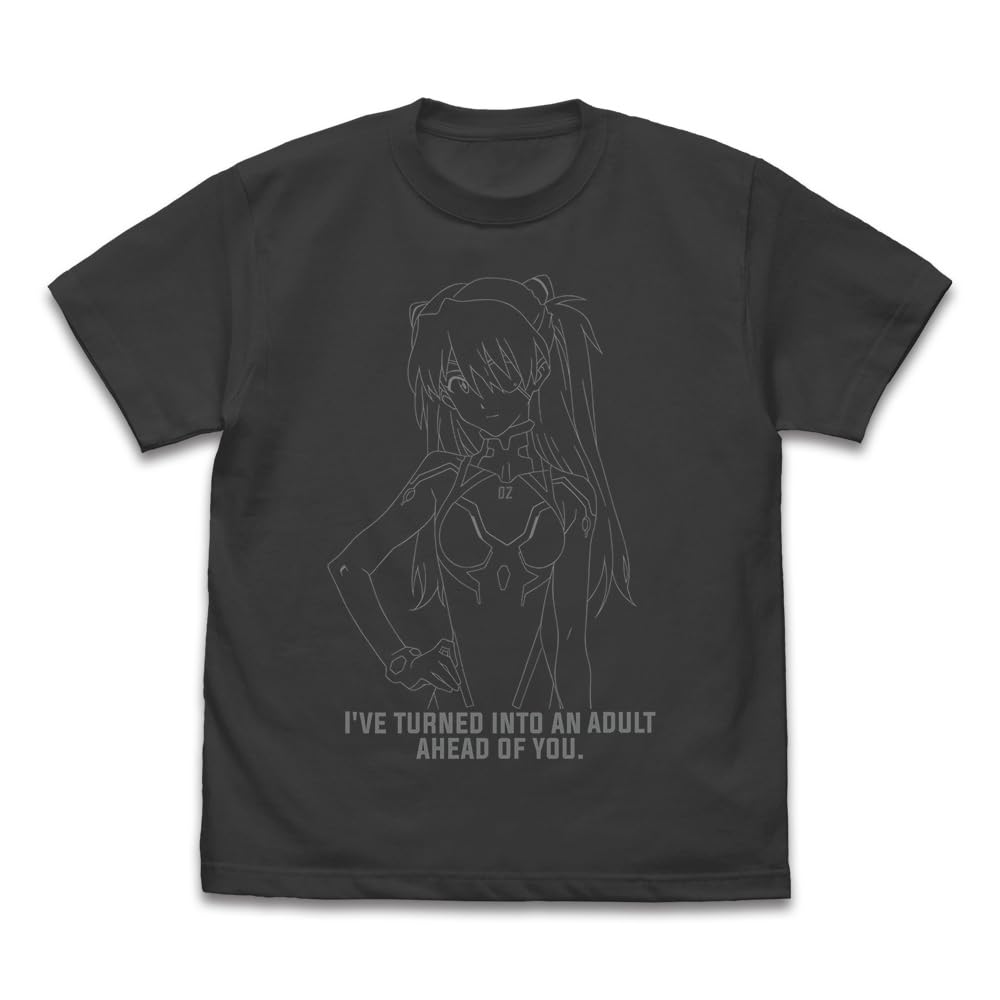 

COSPA EVANGELION Shikinami Asuka Langley Line Art SUMI XL Size [Official] T-Shirt