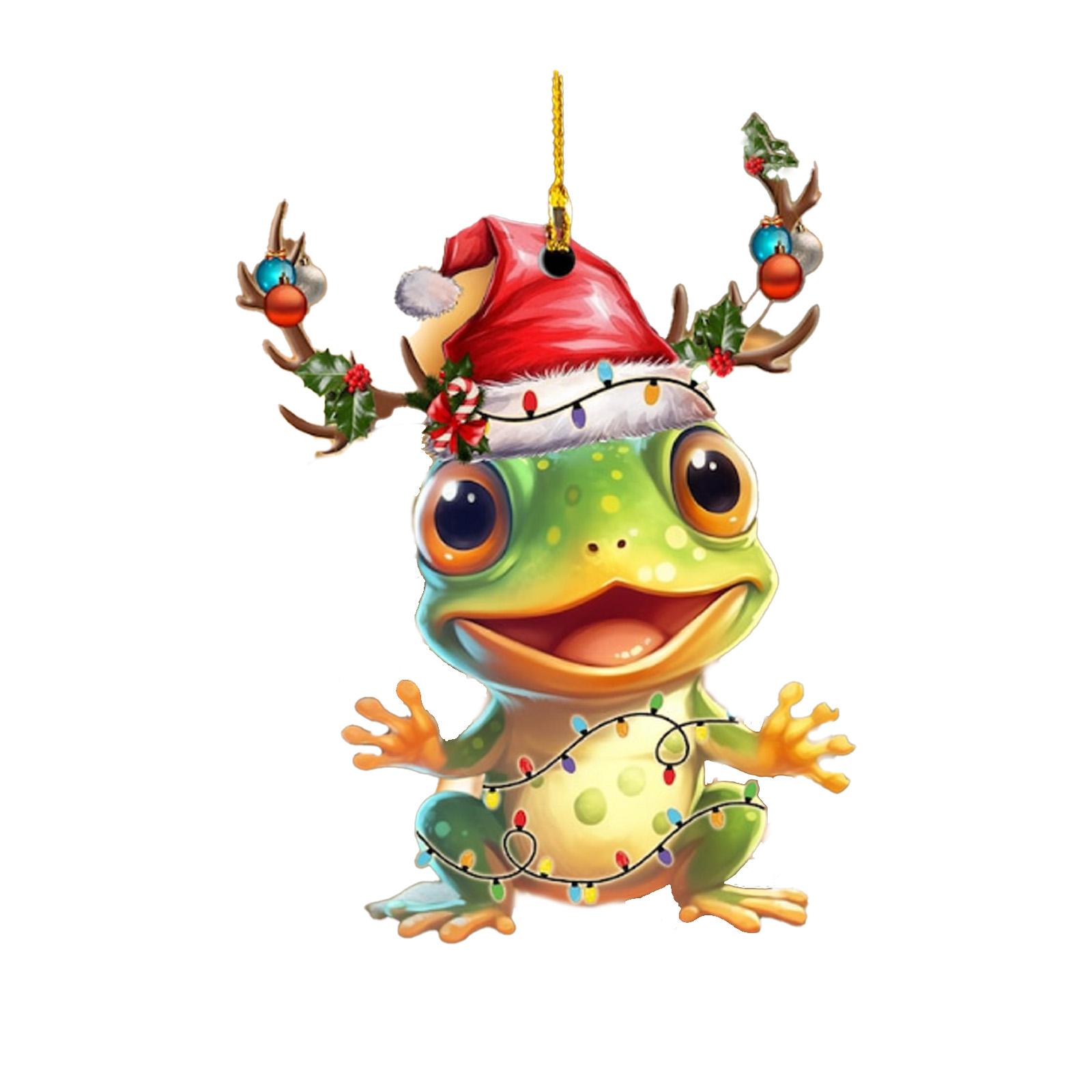 

2D Рождественский Подвесной Декор Бирка на Елку Тематическая Вечеринка Поделки Украшение One Size