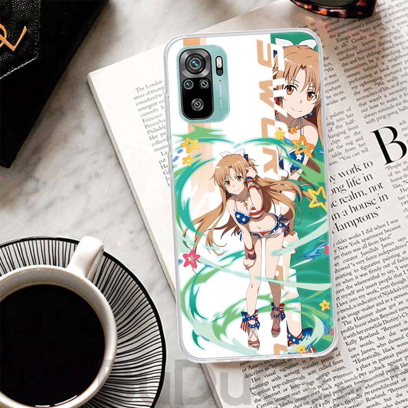 Anime Sword Art Online SAO Cover For Xiaomi Redmi Note 14 13 12S 12 11 Pro Plus Phone Case 11S 10S 10 11E 11T 14Pro 13Pro Print