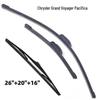Chrysler Grand Voyager/Pacifica 2017-2024 Wiper Blades (Front & Rear)