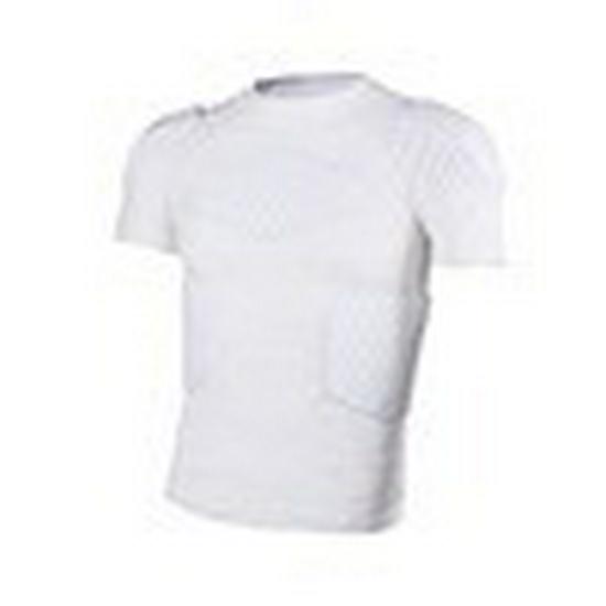 Adult Tight-Fit Shoulder Pad Protection Shirt for Rugby, Basketball, and Football Training