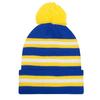 Fan Originals Unisex Adult Leeds Striped Hat And Scarf Set
