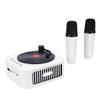 Mini Karaoke Machine Toy Kids Adults Boys Girls Portable Bluetooth Speaker with 2 Wireless Mics Home Party Outdoor