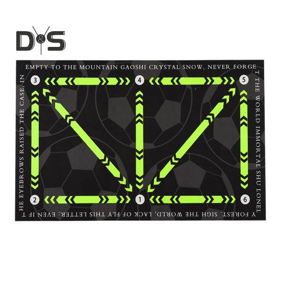 

Футбольний тренувальний килимок для покращеного контролю арки Нековзка поверхня Тренувальний килимок для навичок футбольного регбі Покращує навички поводження з м’ячем Футбольний спортивний килимок М’яч grass зелений колір