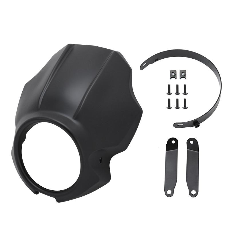 

Matte Black Motorcycle Front Headlight Fairing Cover Headlamp Cowl Mask Kit For Yamaha XVS950 SPEC BOLT 950 2013-2025 2025 матовий чорний колір