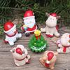 High-quality Resin Christmas Ornament Santa Claus Deer Winter Decoration Gift