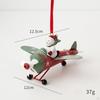 Christmas Tree Hanging Airplane Statue Small Doll Holiday Gifts Party Decorative Sculpture