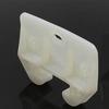10 PCS Plastic Drawer Guide Plastic Drawer Replacement Parts Bottom Mount White Dresser 2.28 X 1.61 X 0.28 Inches