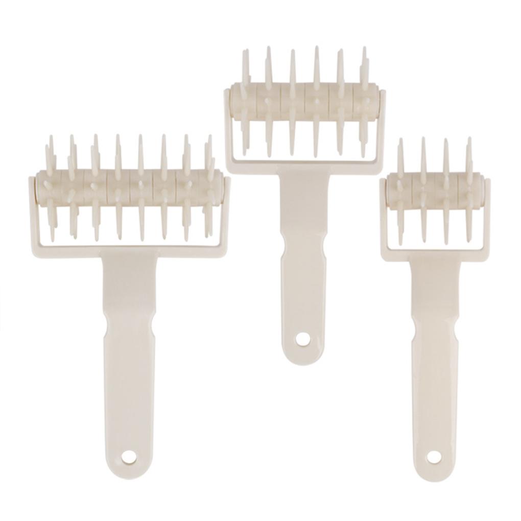 Non-Stick Rolling Pin For Pizza Baking - Easy To Clean And Durable Pie Needle Wheels Roller Tools Even Distribution