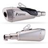 Compatible with KYMCO 321r exhaust modification; features non-destructive direct installation and carbon fiber heat shield.