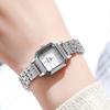 Fashionable Women's Small Square Watch with Mother-of-Pearl Face - Elegant, Light Luxury, and a Student Favorite
