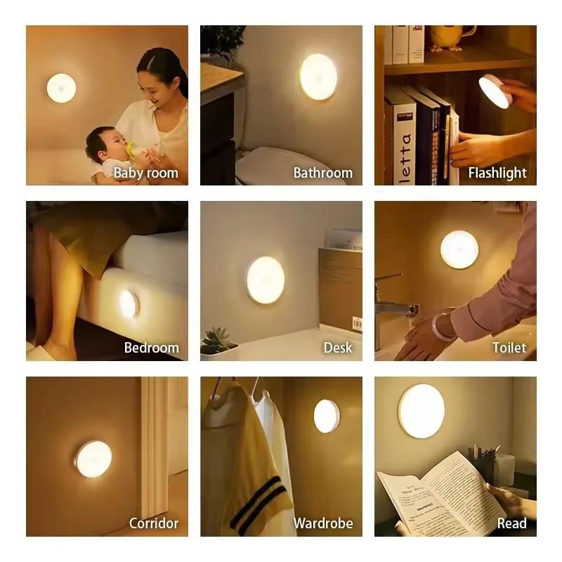 Led Light Portable USB Rechargeable Night Light for Living Room and Bedroom Lighting. Lamps Lamp Home Decorations Decor Lights