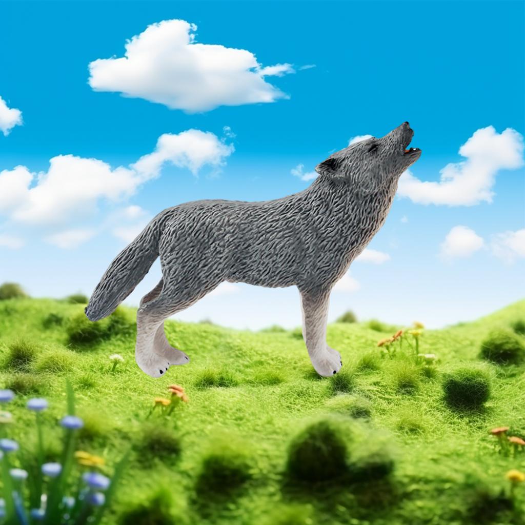 Animal Figurine Realistic Alpaca Goat Deer Ostrich Horse Forest Woodland Creatures Figure Kids Educational Wild Animal Toy